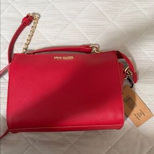 Steve Madden Bold Red Crossbody Bag